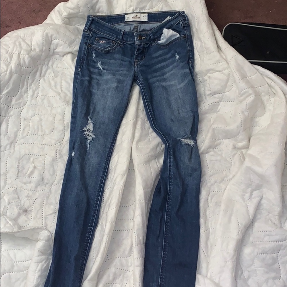 Hollister ripped jeans